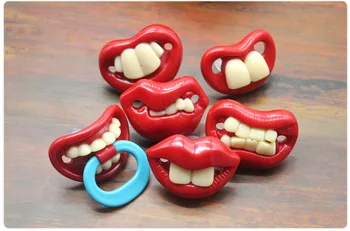 

Silicone Funny Baby Pacifier Dummy Nipple Teethers Appease Toy Toddler Pacy Orthodontic Teat Infant Christmas Gift Baby Care