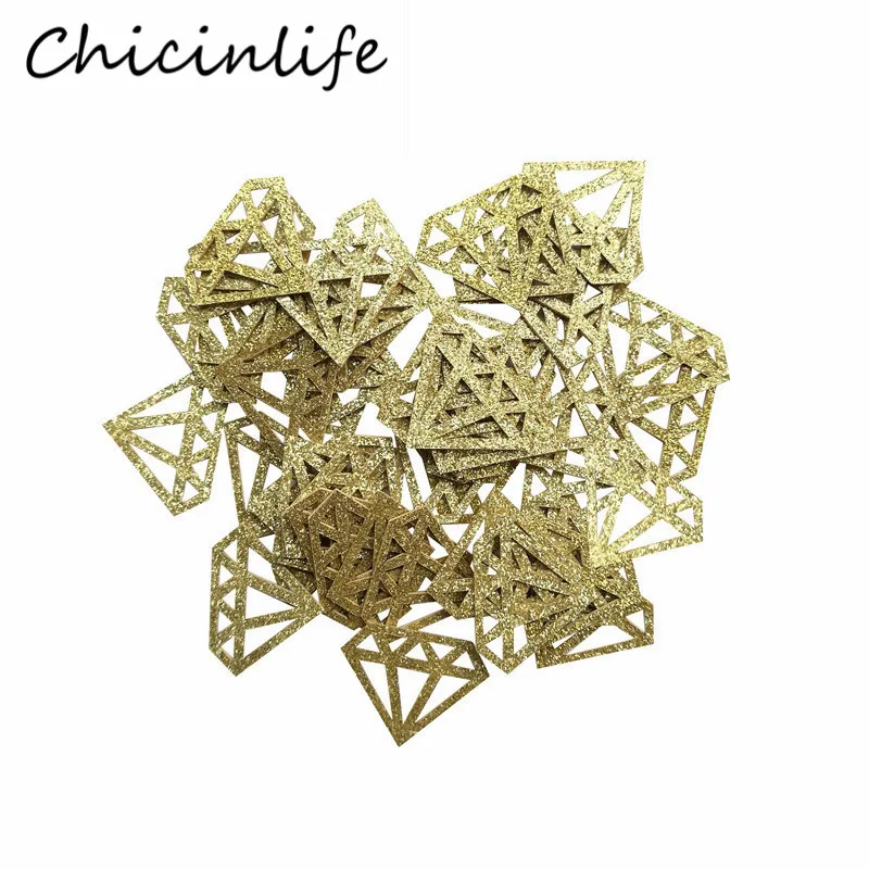 Chicinlife 1 пакет АЛМАЗНОЕ КОЛЬЦО бумага конфетти девичник вечеринка Свадьба свадебный душ День Святого Валентина стол разброс Декор