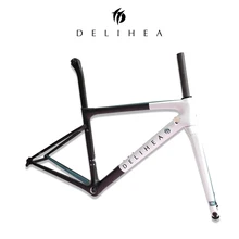 DeliHea ультралегкий, дорожный велосипед карбоновая рама Di2 механический гоночный велосипед карбоновая шоссейная рама+ вилка+ подседельный штырь+ гарнитура