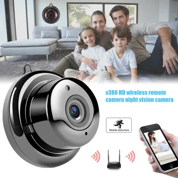 

Wireless Wifi Camera Night Vision 1080P Loop Recording Motion Detection for Home Office ND998