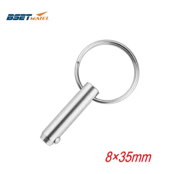 

8*35mm BSET MATEL Marine Grade Quick Release Ball Pin for Boat Bimini Top Deck Hinge Marine Stainless Steel 316 Boat Accessories