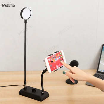 

LED fill light mobile phone live support desktop universal anchor multi-function base clip CD50 T07