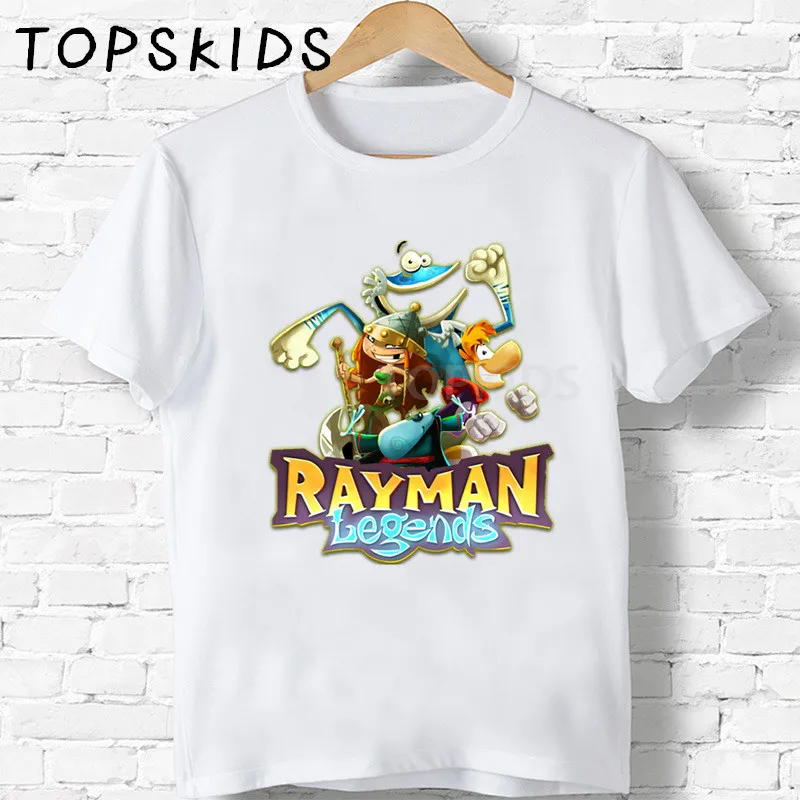 2021 Rayman Legends Adventures Kids T Shirt Funny Boys Top Bambini Cartoon Girls Clothes Summer Casual Baby T-Shirt,Hkp5204