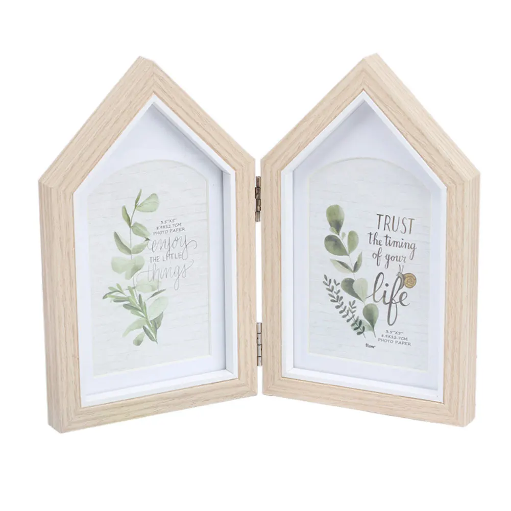 Best Crafts Wood Structure Baby Foldable Office Photo Frame Gifts Decorations Bedroom Tabletop Ornaments Pictures Home Children
