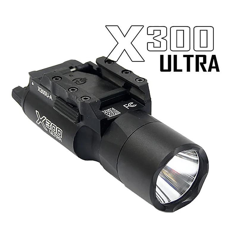 

SF X300 Ultra LED Weapon Light, X300U Flashlight, Hunting Rifle Pistol Light, Fit 20mm Picatinny Rail
