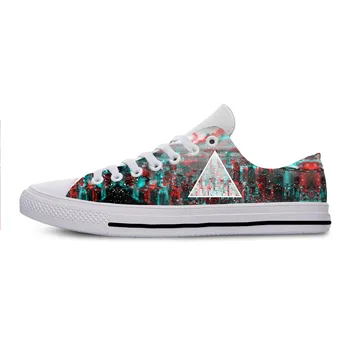 

2019 New Fashion Unisex Walking Shoes Abstract 3D Digital Print Casual Lightweight Sneakers Comfortable Low Shoes