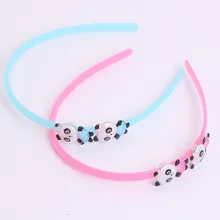 Милые панды конфеты серии детей повязки для волос девушки мода простой милые животные повязки для волос головной убор аксессуары для волос