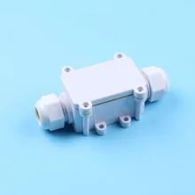 Черный 2 пути кабель провода разъемы распределительная коробка IP68 Водонепроницаемый Sunproof с терминалом