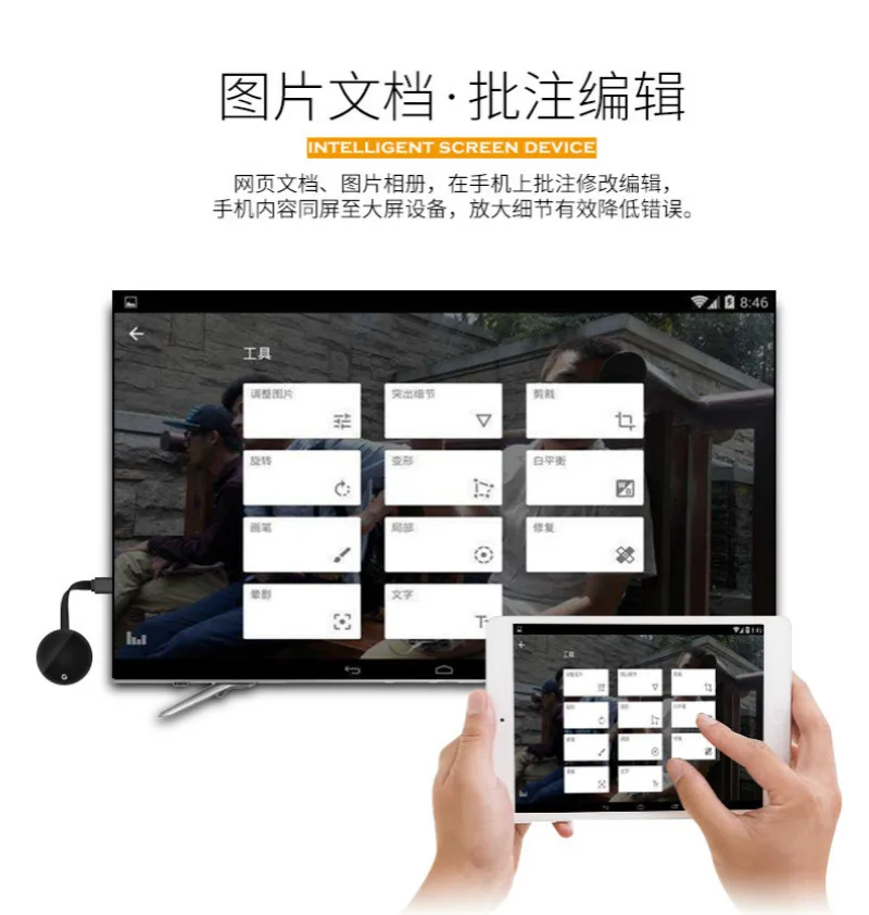 Популярный Стиль 3 поколения Google с тем же экраном беспроводное соединение Google Chromecast с тем же экраном 2,4g ipushut