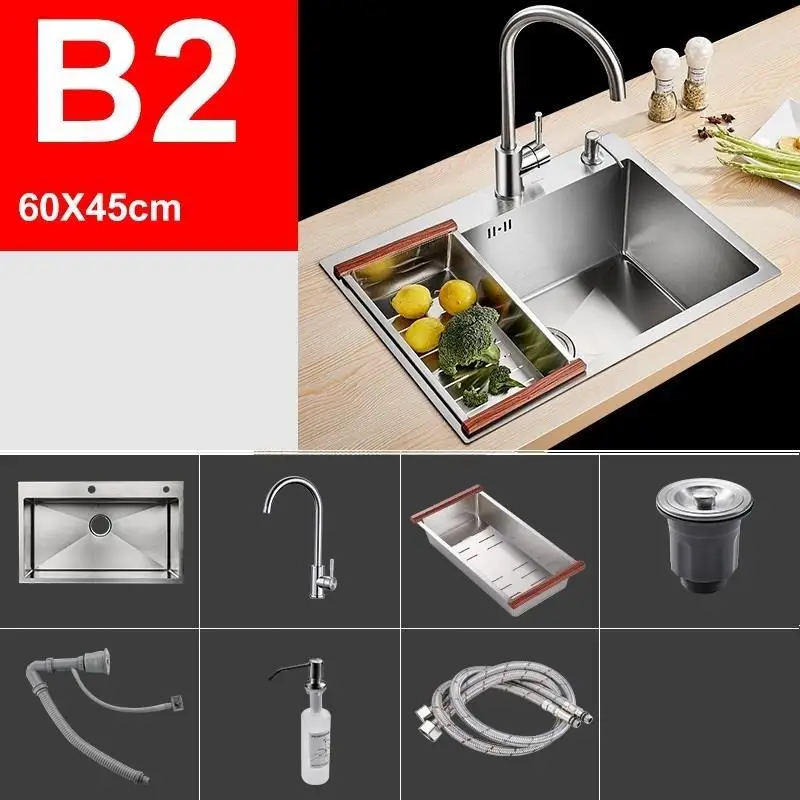 Version O Inox Acero Inoxidable Escurridor Cocina De Zlewozmywak Banheiro кухня Куба Lavabo Fregadero Pia Cozinha мойка для овощей - Цвет: Version O
