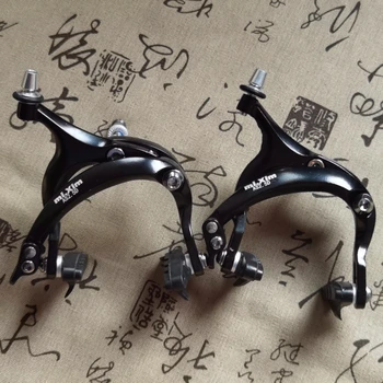 Nuova bicicletta v-brake AS2.5D-C strada da corsa doppio perno bici alluminio lato tirare pinza freno anteriore freno posteriore 55-72mm