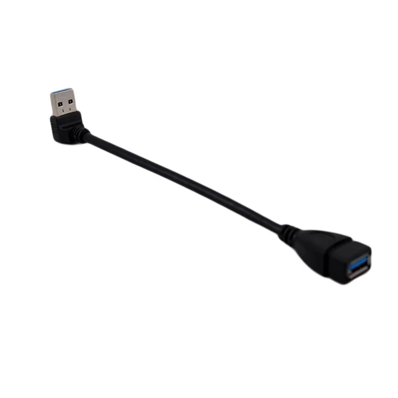USB Charging Cable USB Extension Cable USB Cable USB 3.0 90 Degree Male To Female Super Speed 5Gbps Data Sync Charging