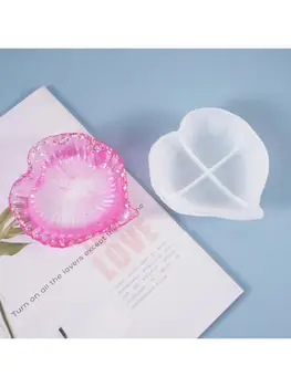 

DIY Crafts Crystal Epoxy Resin Mold Leaf Shape Plate Dish Casting Silicone Mould F3MF