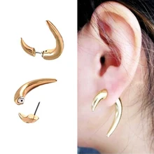 1 шт модные готические шипы заклепки металлические серьги-гвоздики панк рок-жеребец серьги для женщин и мужчин