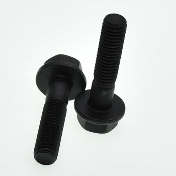 

5Pcs M6 M8 10.9 Grade Hexagonal Flange Bolts Flange Screws Hexagonal Belt Pad Full Thread/Partial Thread GB5789