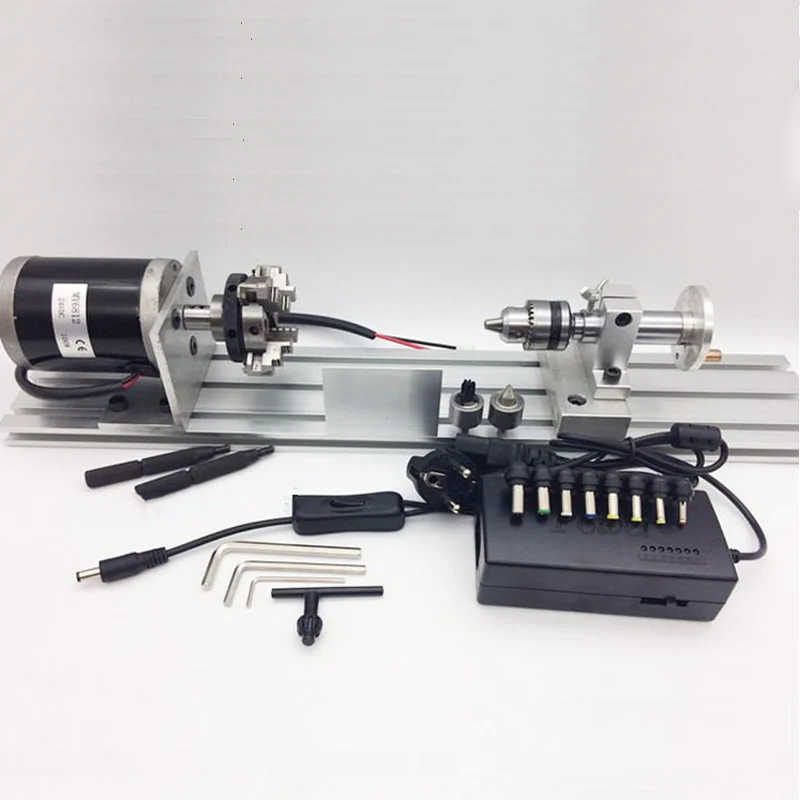 Multifunctional micro lathe, grinding, polishing, bead machine, woodworking lathe