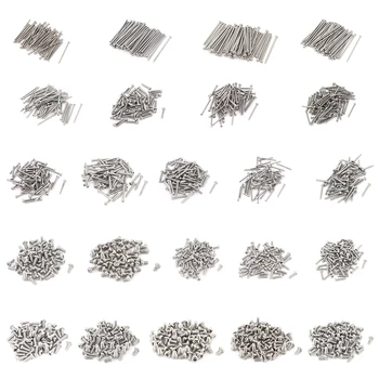 

Practical Boutique 60 x Silver Tone M2.5 * 20mm 304 Stainless Steel Round Head Screws Bolt