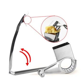

Stainless Steel Cheese Grater Hand Crank Rotary Blades Vegetable Grinder Kitchen FPing