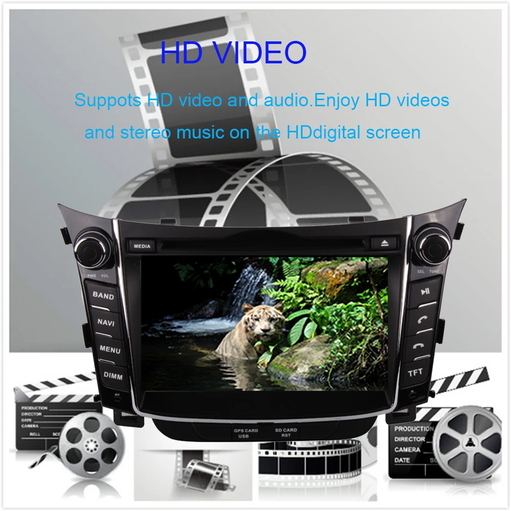 Android 10.0 Car GPS Navigation For Hyundai I30 20122016 Car Radio