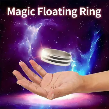 

Magic Ring Tricks Play Ball Floating Effect of Invisible Magic Props