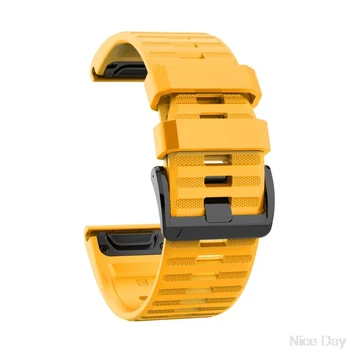 

26mm Sports Watch Strap Silicone Wrist Band for Gar-min Fenix6X/5X/5X Plus/3 Kit M30 20 Dropship
