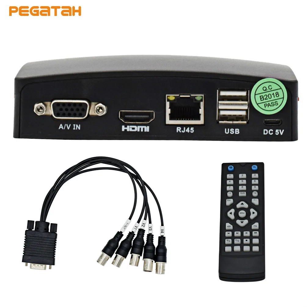  HD Mini DVR With 4ch video in 1080H Real time CCTV Hybrid AHD/CVI/TVI/Analog in 1 MINI DVR