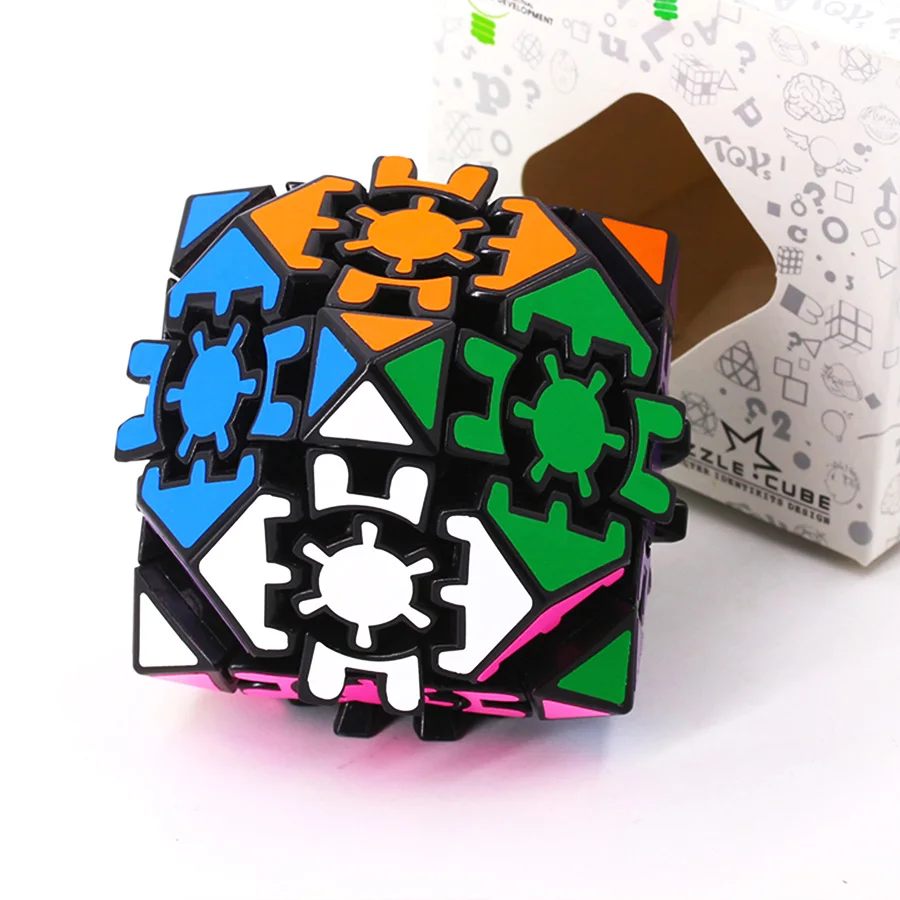LanLan, головоломка, куб, зубчатый ромбовидный Додекаэдр, магические кубики, профессиональные антистрессовые Развивающие игрушки для детей