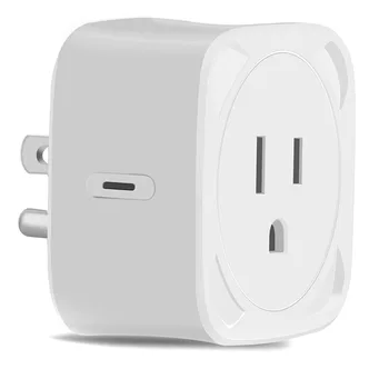 

WiFi Smart Plug Socket Mobile Phone APP Voice Remote Control Timing Safe for Home WiFi Smart Plug Socket-30