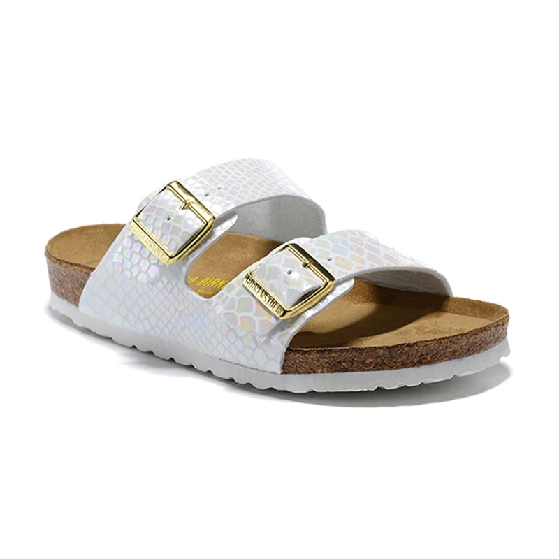 BIRKENSTOCK пробковые тапочки для мужчин и женщин носить с плоской подошвой модные