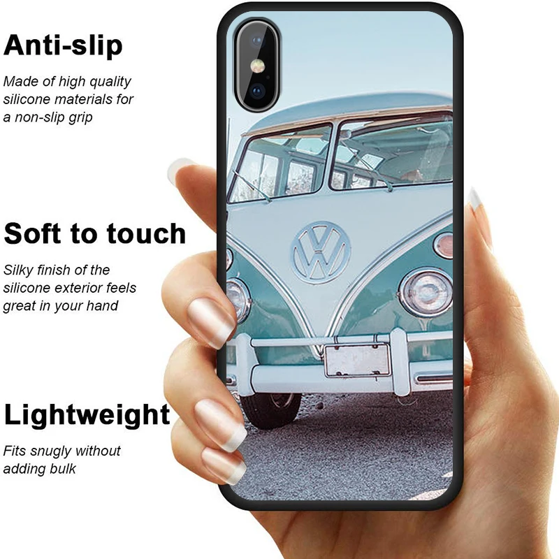 Чехол для телефона для iPhone 11 Pro Max XR XS MAX X volkswagen для Apple 8 7 6 5S s Plus Мягкий Силиконовый ТПУ Матовый чехол Funda para