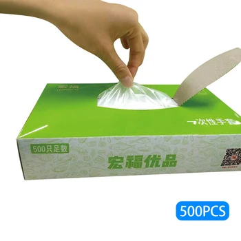 

100/500 Pcs Clear Disposable Vinyl Gloves for Kitchen Cooking Cleaning Household