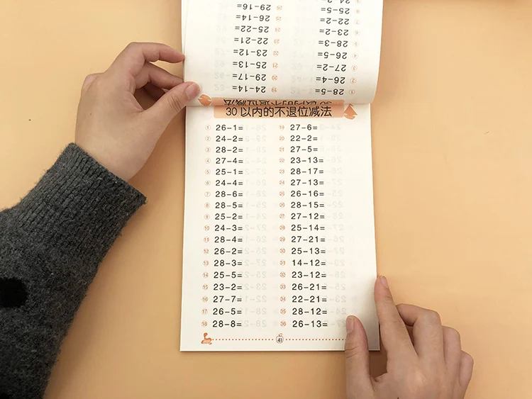 Adição e Subtração Dentro de 10 Crianças Aprendizagem Matemática Pré-escolar Exercício Livro Escrita Prática Livros Idade 3-6 20 30 30 Cheap Educação & Ensino