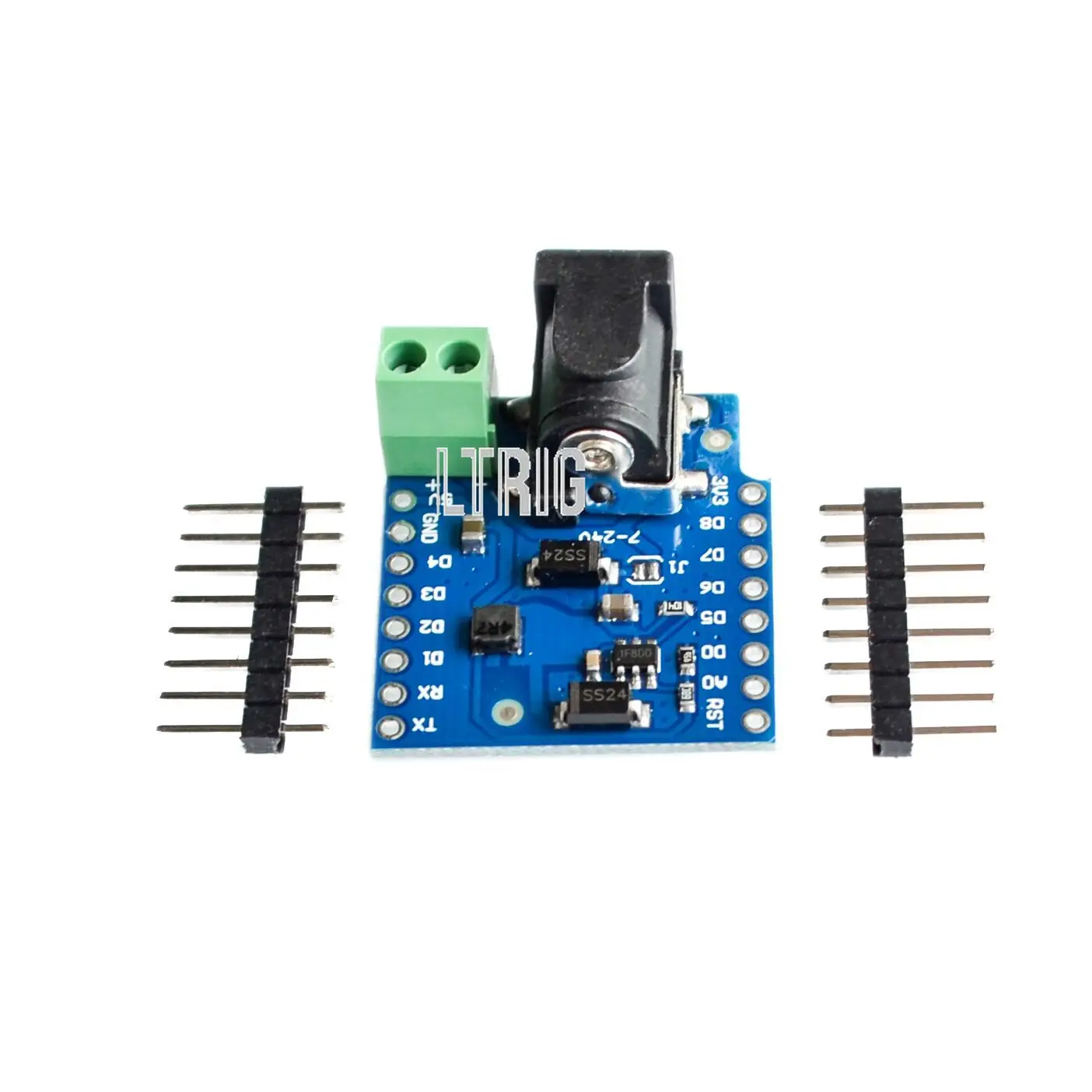 

LTRIG custom DC Power Shield V1.1.0 для wemos D1 mini, макетная плата, модуль экрана блока питания постоянного тока