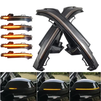 

For Audi Q7 4M 2016 2017 2018 Dynamic Blinker LED Turn Signal Side Mirror Lights indicator