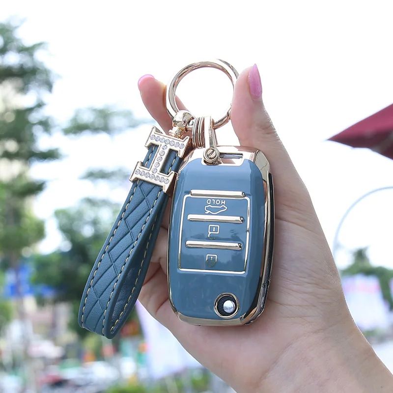 New Soft TPU Car Key Case Cover Shell per Kia Sportage 3 4 Rio QL Ceed Cerato Sorento K2 K3 K4 K5 accessori Auto portachiavi 9 New Soft TPU Car Key Case Cover Shell per Kia Sportage 3 4 Rio QL Ceed Cerato Sorento K2 K3 K4 K5 accessori Auto portachiavi - Hc79e34ec02c549749ad6e624e043478fO