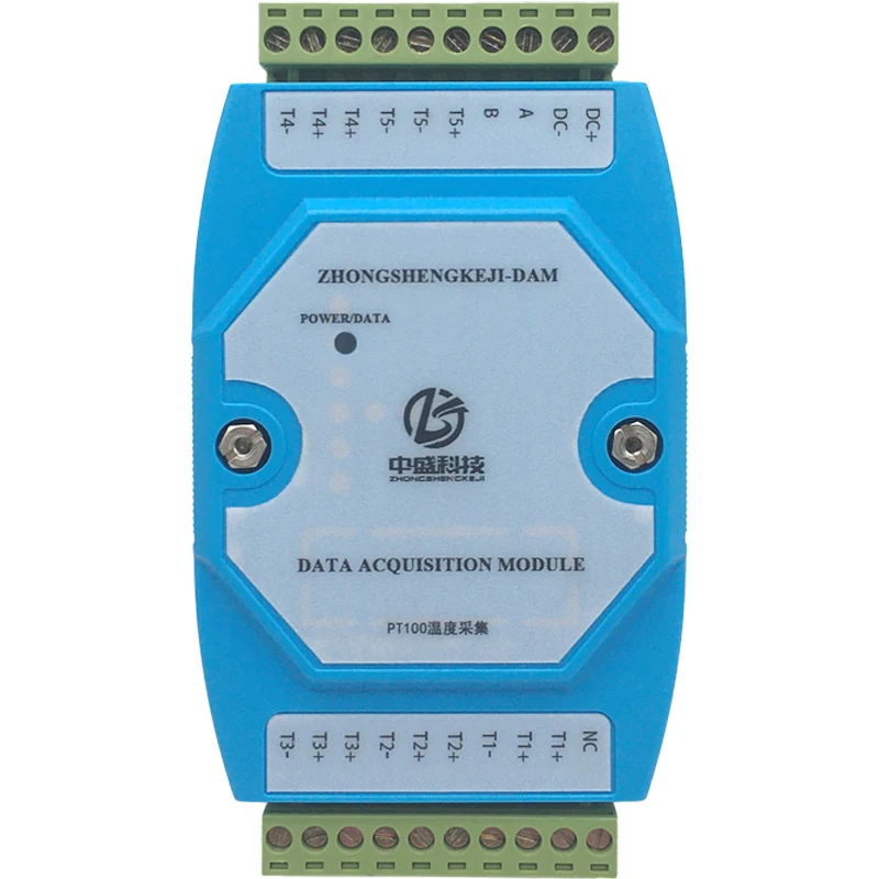 PT100 temperature acquisition module transmitter touch 4-way rs485 sensor platinum thermal resistance modbus protocol | Инструменты