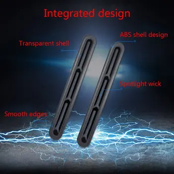 

2x 60 LED Car DRL Light Bar Brake Flowing Turn Signal Stop Tail Strip Lamp Truck B36B