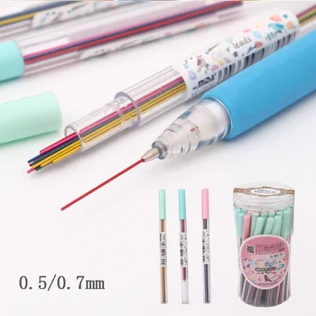 

3pcs/set Colored Pencil Lead Rods Kawaii 0.5/0.7mm Replaceable Mechanical Pencil Refills 2B Pencil Lead School Office Stationery