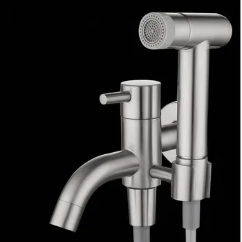 

Solid Brass Single Cold Water Corner Valve Bidet faucets Function round Hand Shower Head Tap Crane 90 Degree Switch black
