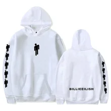 Billie Eilish Толстовка Мужская Черная Толстовка пара Billie Eilish Толстовка простая сохраняющая тепло Женская/Мужская толстовка одежда