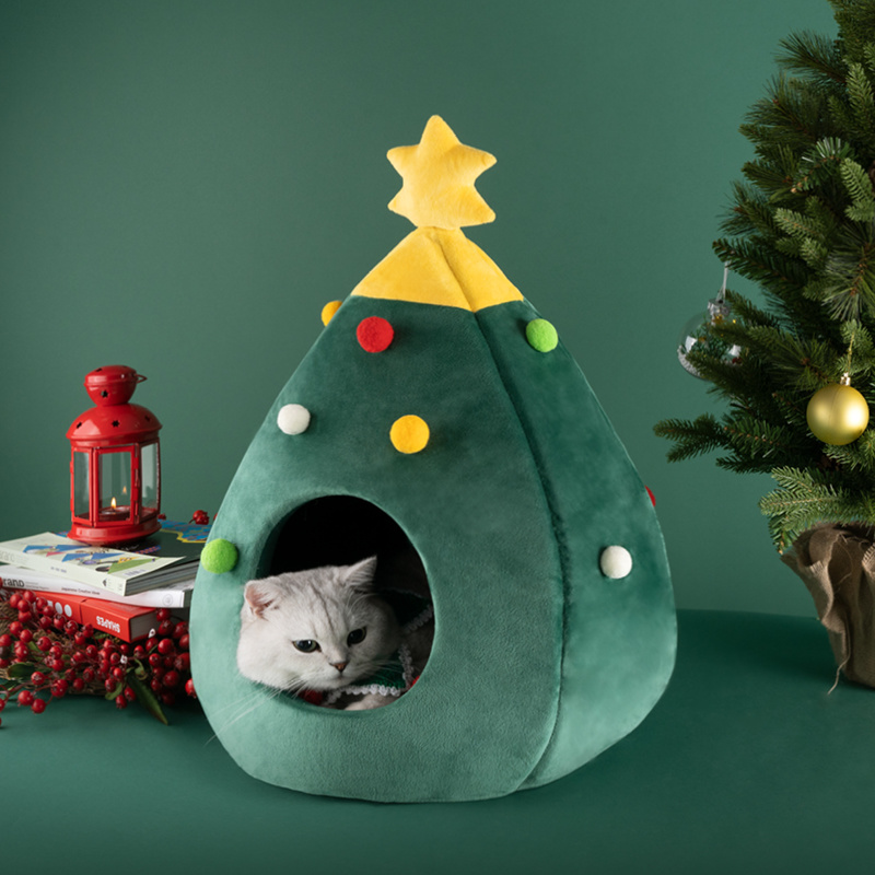 Christmas Tree Pet Bed