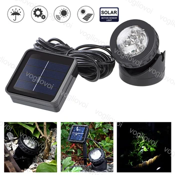 

Vogliovoi Solar Garden Lights 6LED Cool White Underwater Spotlight Projection For Outdoor Pool Pond Garden