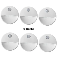 PIR Motion Sensor LED Novelty lighting Sensitive Wall Ceiling Night light Cabinet lamp For Hallway Pathway 2led Novelty lighting