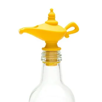 

Creative Magic Lamp Shape Wine Stopper Silicone Spiral Style Bottle Cap Leakproof Dust Cover Sealed Kithen Bar Tools