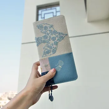 

Floral Bird Theme Hand Made Cloth Cover For Standard Week Planner 98mm*190mm