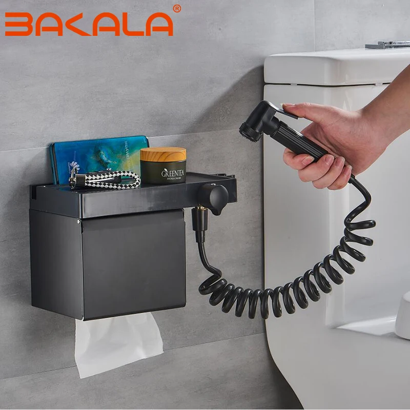 Высококачественный черно-белый смеситель для биде BAKALA душевая стойка краны