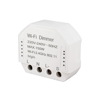 

Wifi Smart Dimmer Module 220V-240V 150W Controller Timer Switch Light Voice Control Works For Tuya Amazon Alexa Google Home Iftt