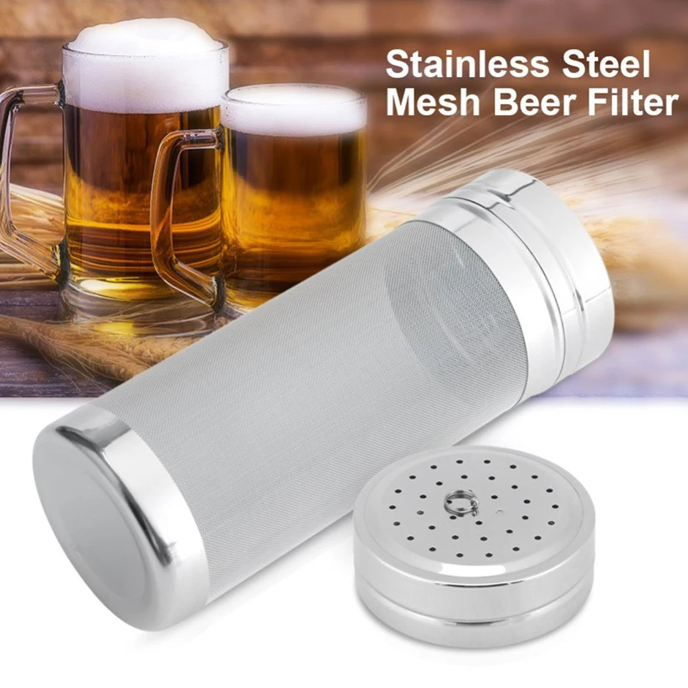 Coffee Stainless Steel Mesh Non Toxic Tools Home Brew Practical Beer Filter With Lid Durable Hop Accessories Reusable Dry