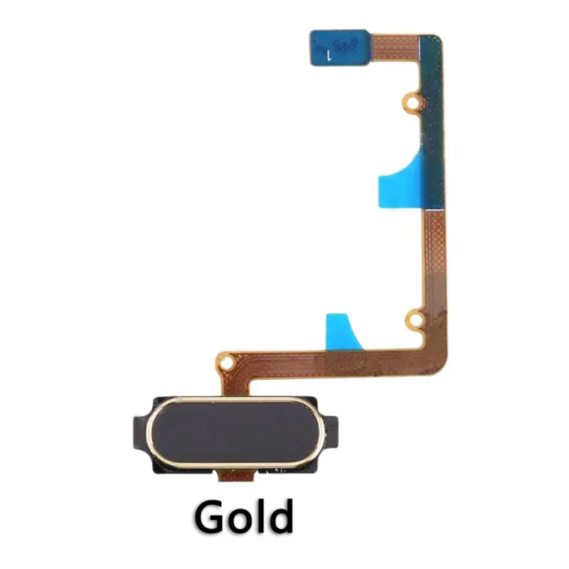 A510 Gold Для Samsung Galaxy A5 A510 A510F кнопка домой датчик отпечатков пальцев Кнопка возврата меню гибкий кабель Touch ID Flex - Цвет: A510 Gold