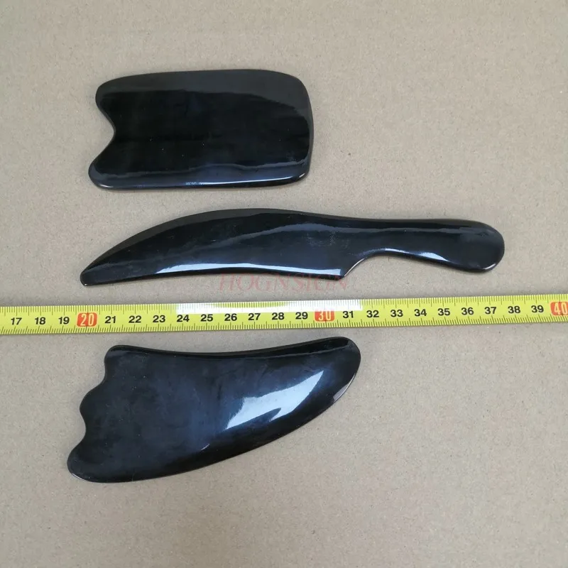 Гуаша Рог натуральные бычьи рожки Массажная тарелка для спины лица тела